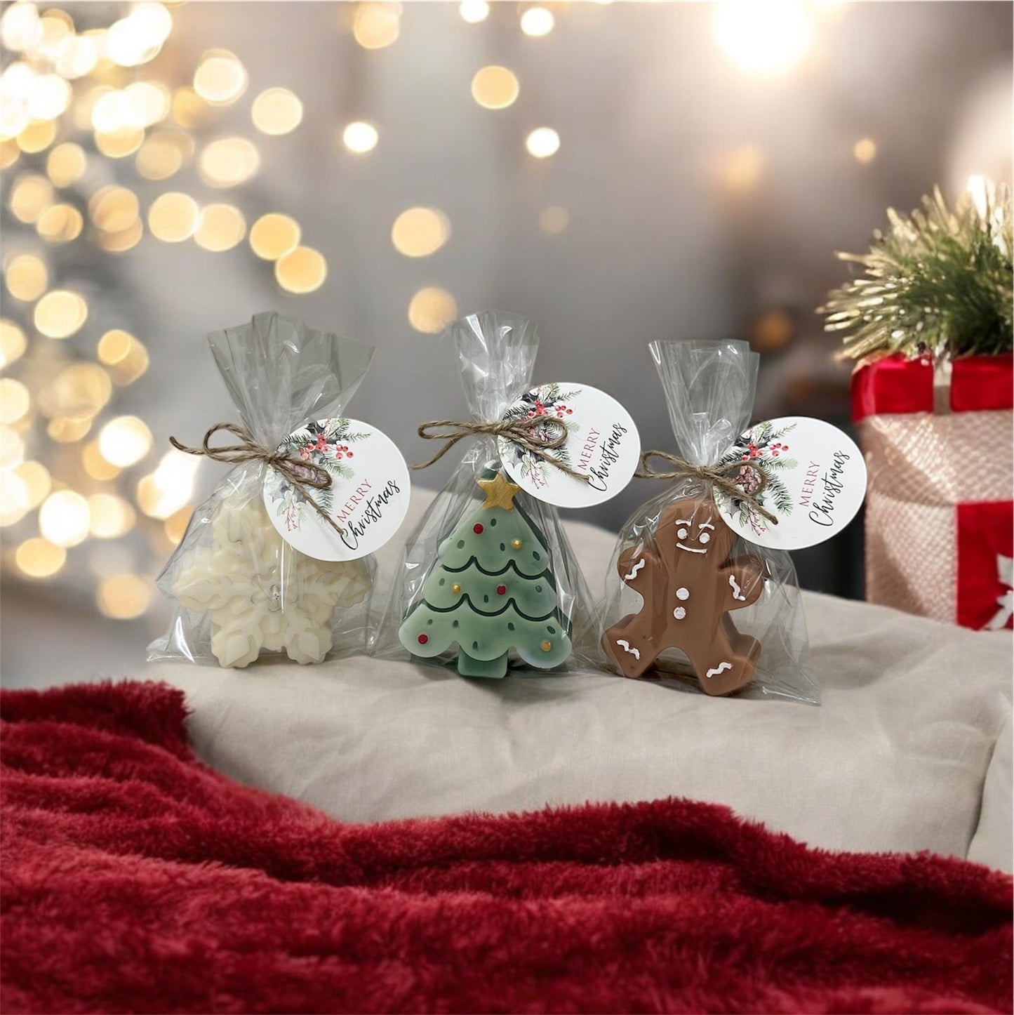 Docena de copo, galleta y pino