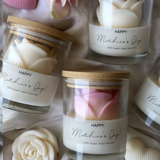 Peonía en frasco grande