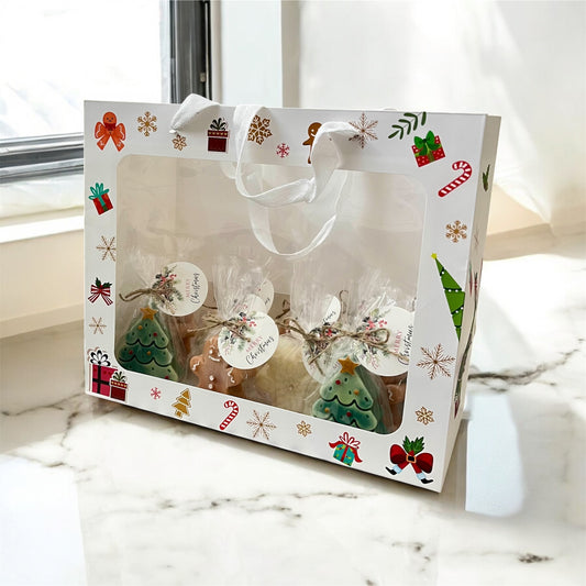 Docena de copo, galleta y pino