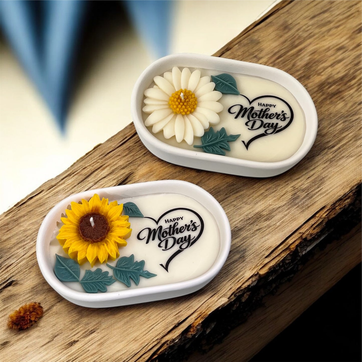 Base with sunflower or daisy