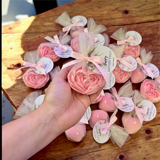 Rose of heart in bag