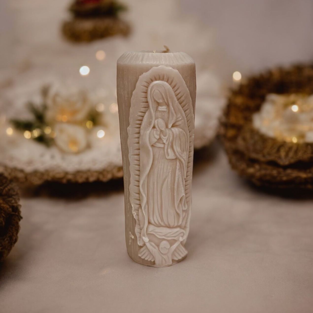 Virgin of Guadalupe Candle