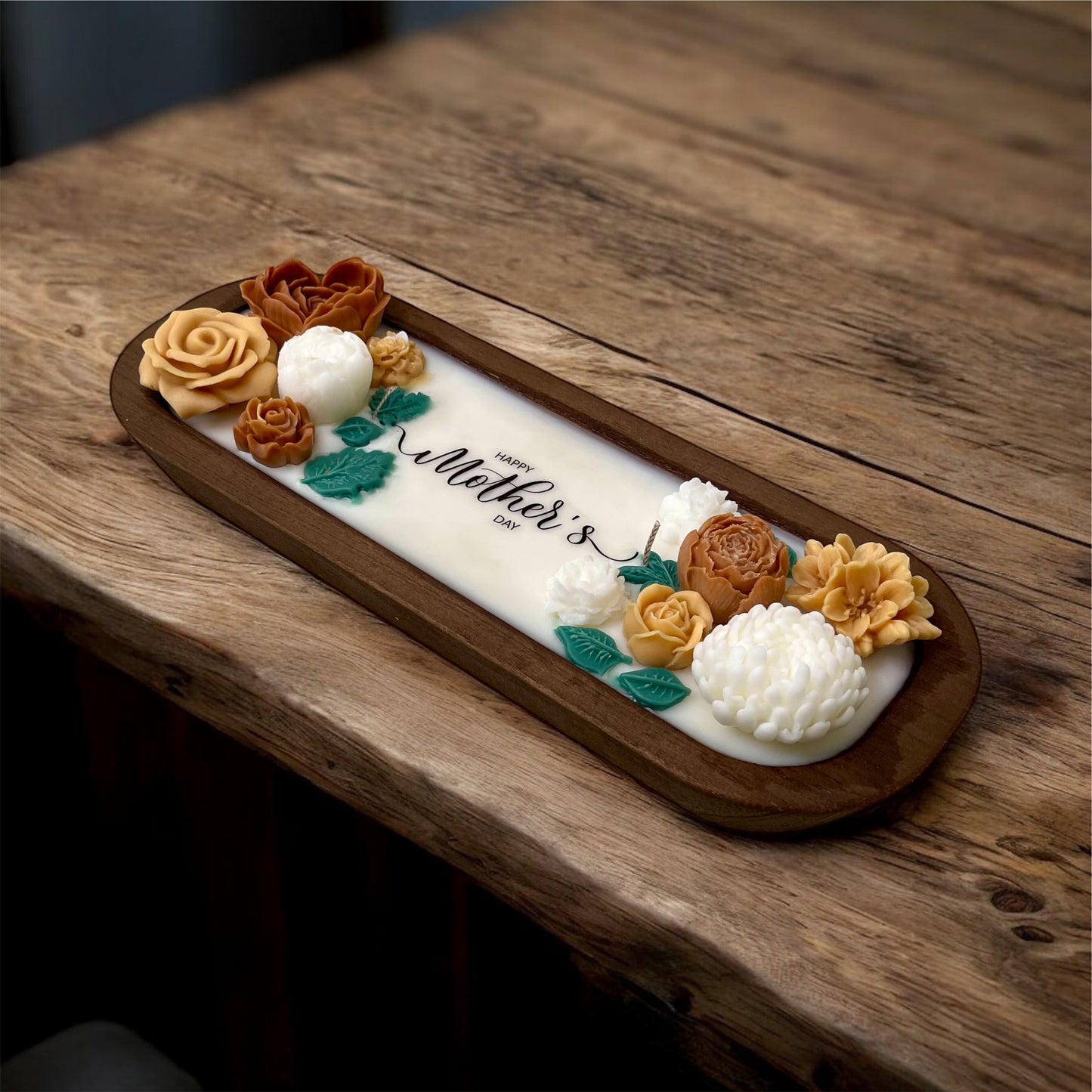 Personalized large Happy Mothers bowl
