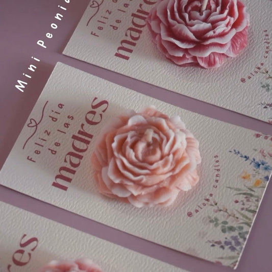 Peony on card