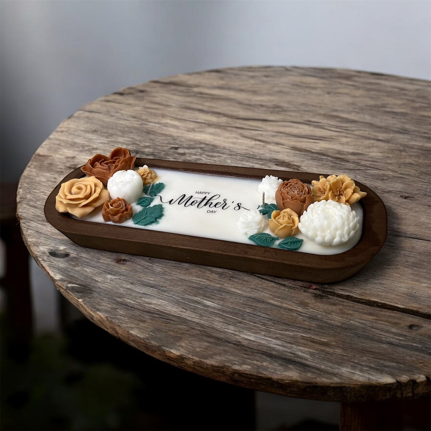 Personalized large Happy Mothers bowl