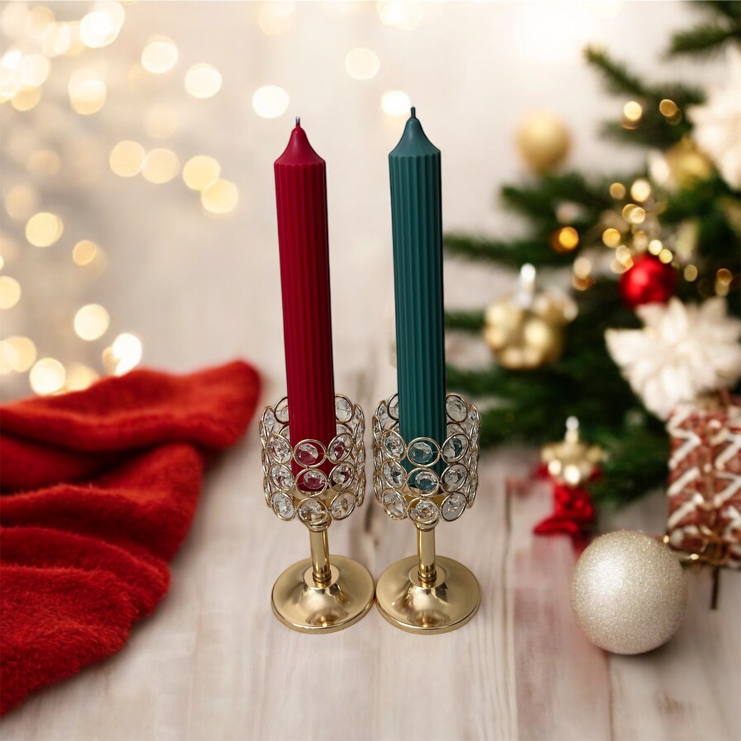 Pareja en candelabro