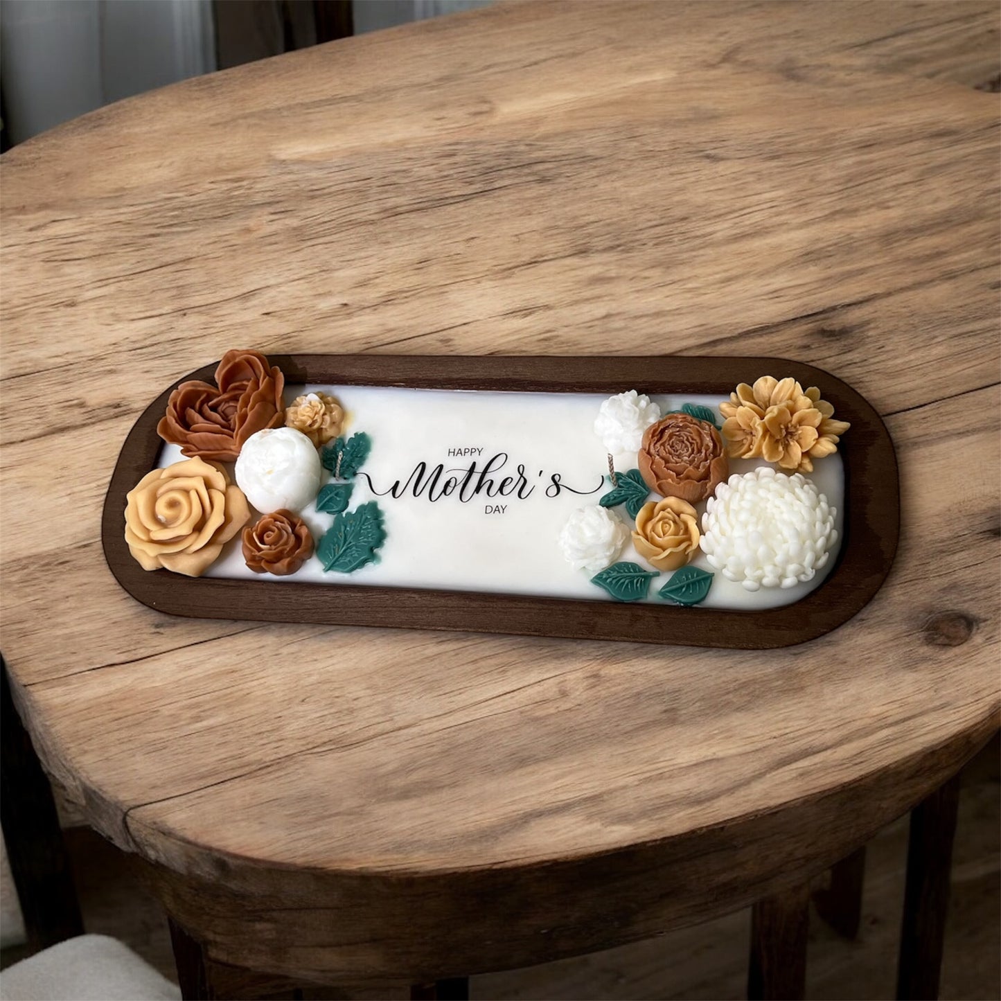 Personalized large Happy Mothers bowl